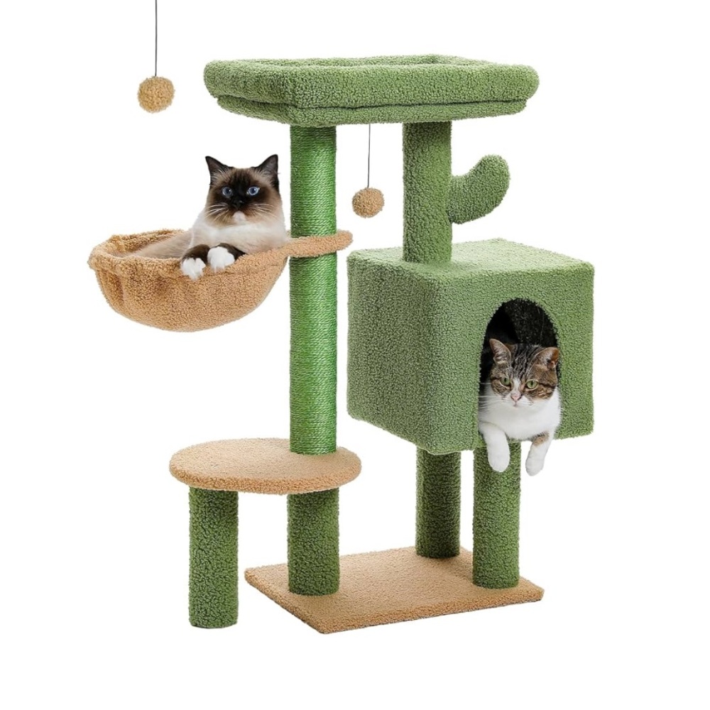 Green Cat Tree